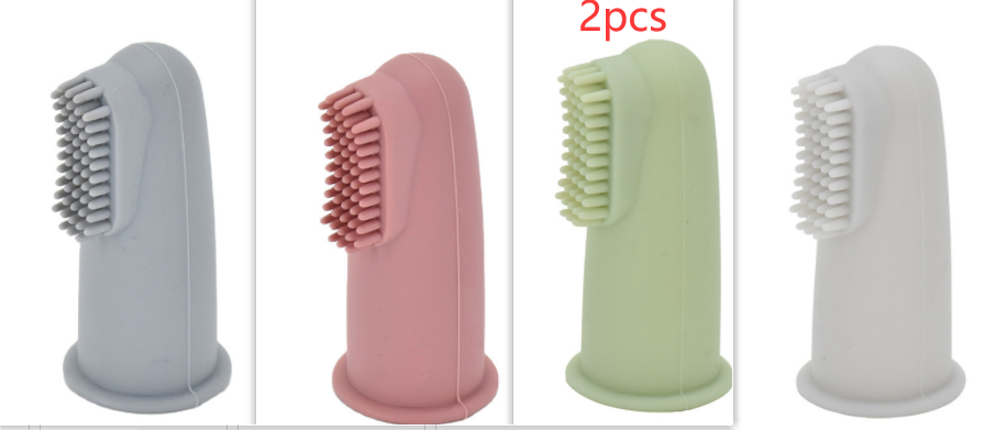 Cepillo de Dientes de Silicona para Dedo de Bebé