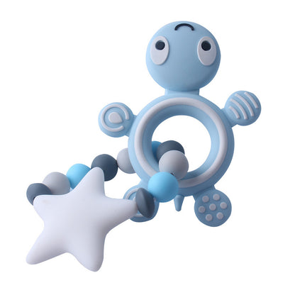 Mordedor de Silicona para Bebé con Forma de Tortuga – Libre de BPA, Suave y Seguro para la Dentición