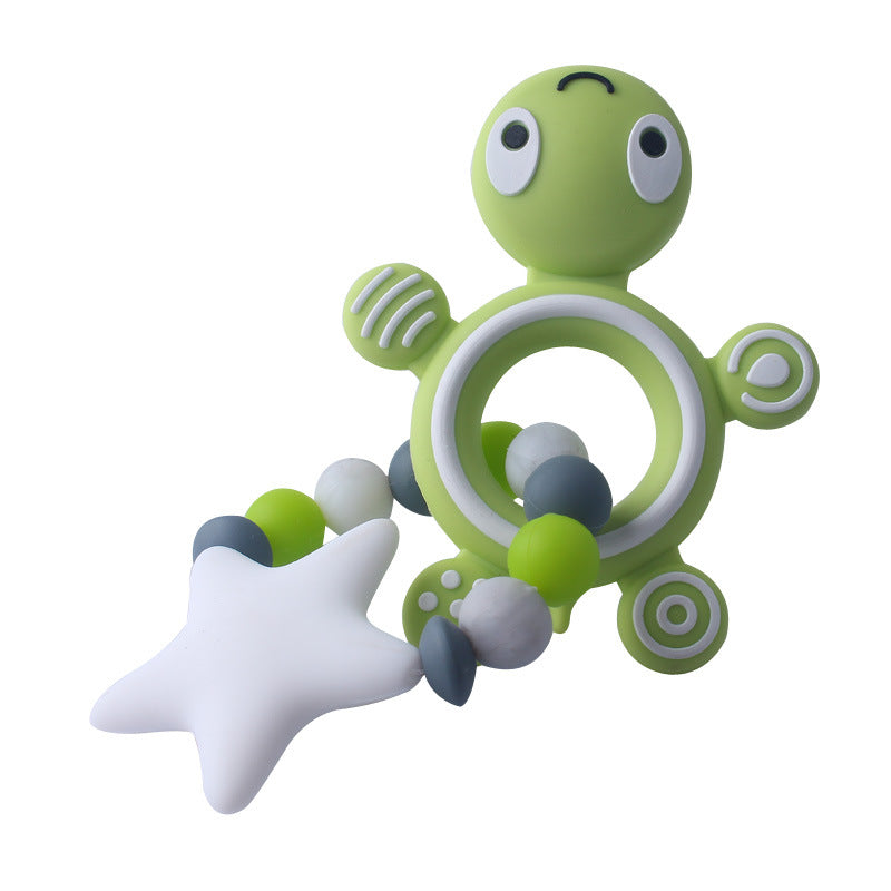 Mordedor de Silicona para Bebé con Forma de Tortuga – Libre de BPA, Suave y Seguro para la Dentición