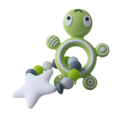 Mordedor de Silicona para Bebé con Forma de Tortuga – Libre de BPA, Suave y Seguro para la Dentición