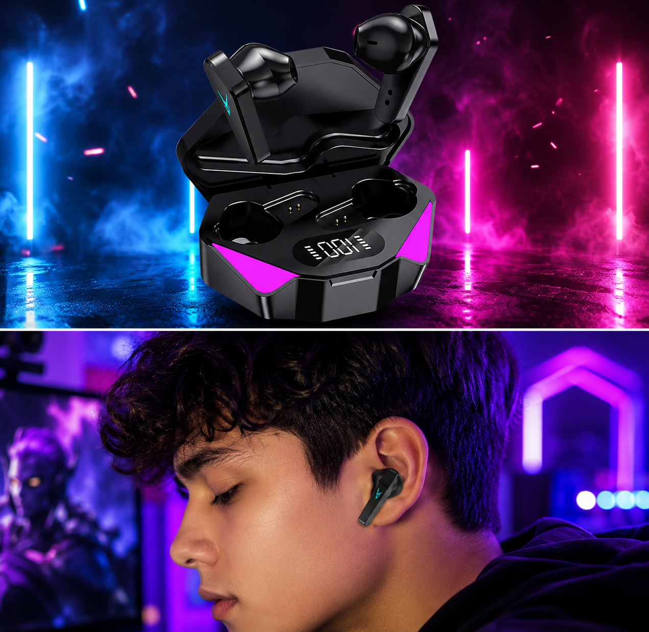 Auriculares Bluetooth In-Ear Gaming