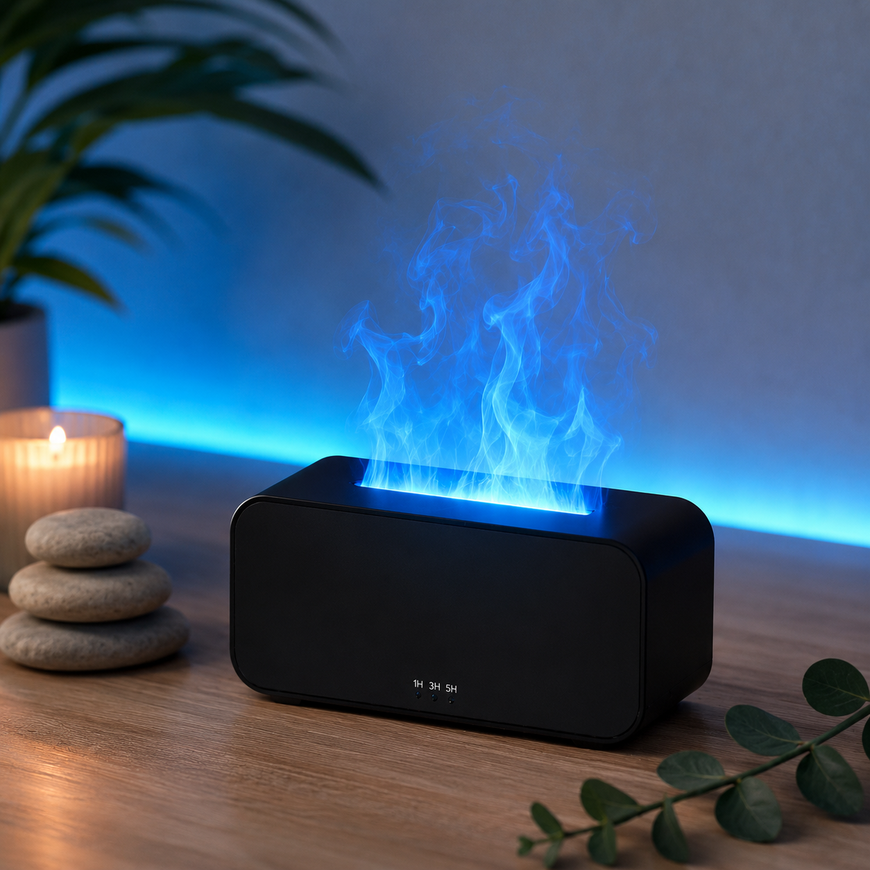 Difusor de Aroma y Humidificador Efecto Llama