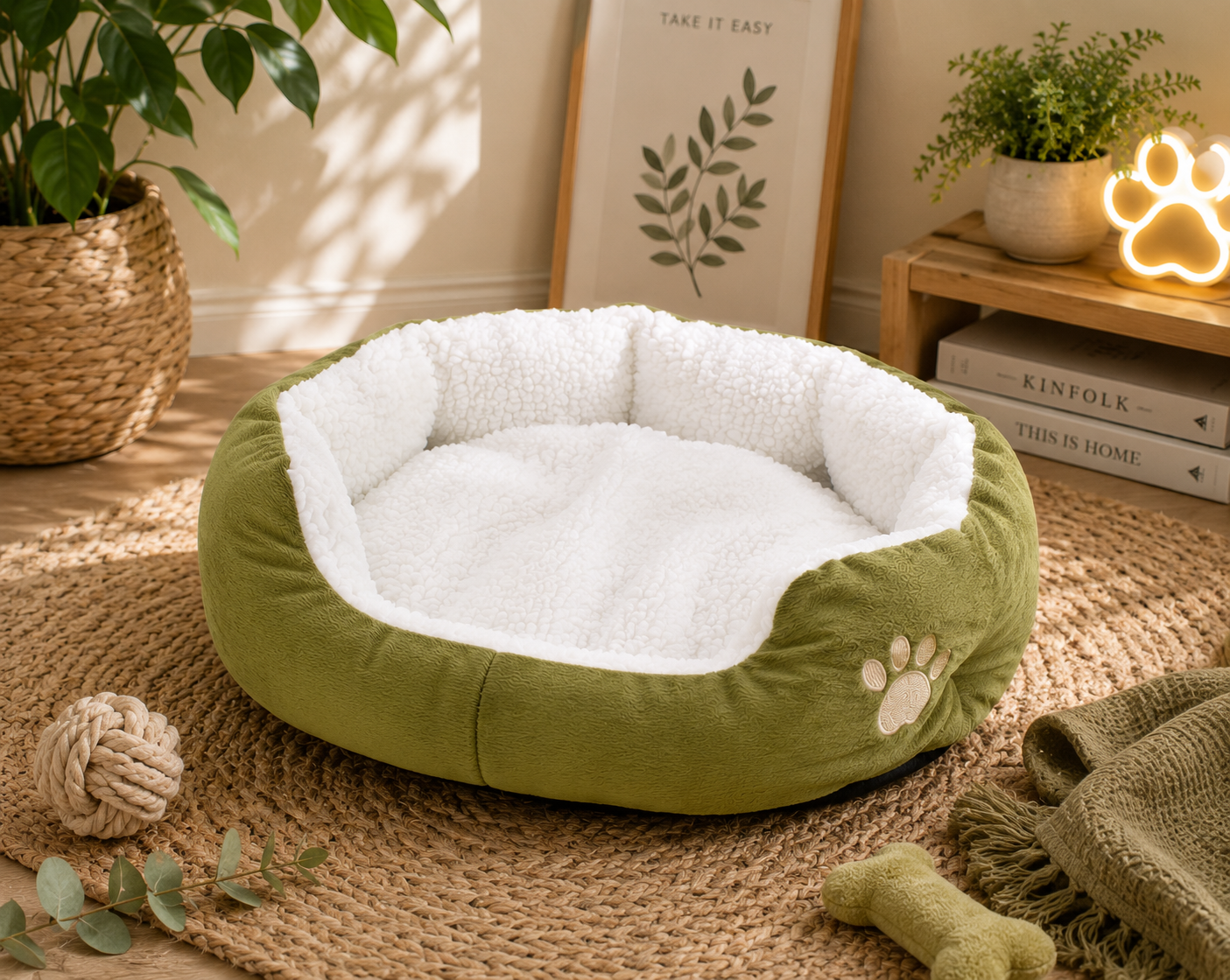 Tapete de Cama Lavable para Mascotas