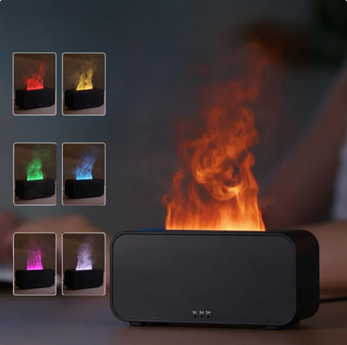 Difusor de Aroma y Humidificador Efecto Llama