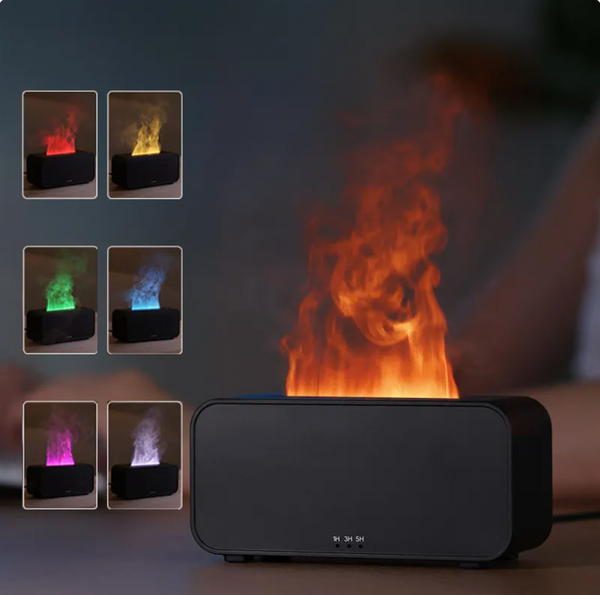 Difusor de Aroma y Humidificador Efecto Llama