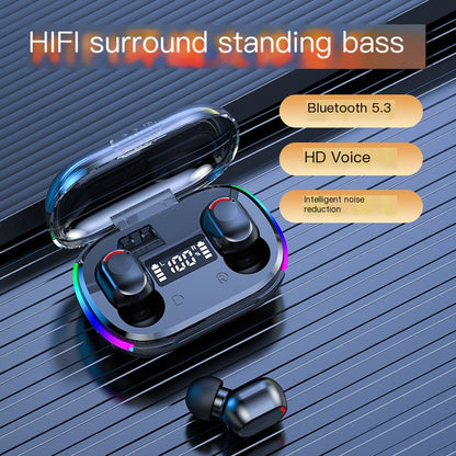 Auriculares Bluetooth K10 con iluminación RGB dinámica