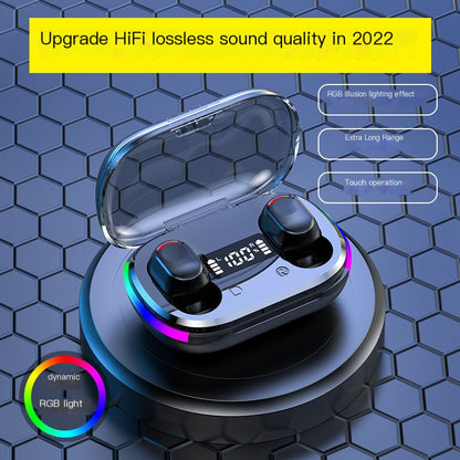 Auriculares Bluetooth K10 con iluminación RGB dinámica